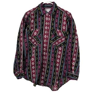 Authentic Balistik Wear Men’s Large Long Sleeve Button Down Cotton Shirt